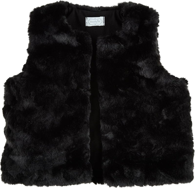 MudPie Girls Girls Fur Vest - Image 1